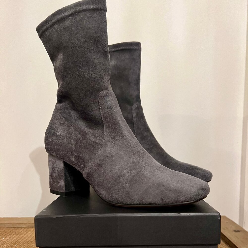 Fabulous SILENT D CAREFUL STRETCH BOOTS, DARK STEEL!